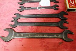 6 Vintage Mercedes Benz Open End Spanners 