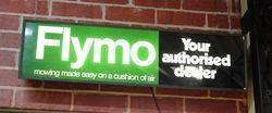 Flymo Dealership Advertising Light Box.#