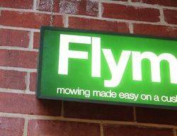 Flymo Dealership Advertising Light Box