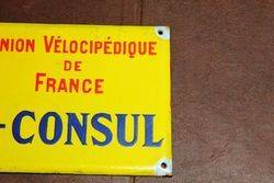 French Vice Consul Enamel Sign