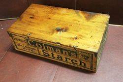 Colmans Starch Original Wooden Display Box