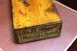 Colmans Starch Original Wooden Display Box