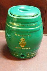 Ceramic WH Milner Medium Dry Sherry Dispenser