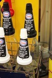 Original Esso Extra Motor Oil 10 Bottle Oil Rack