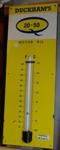 2 Duckhams Thermometers Enamel Signs  ------SA55