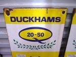 2 Duckhams Thermometers Enamel Signs  ------SA55