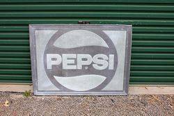 Embossed Pepsi tin Advertising Sign