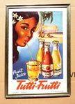 Retro Tutti Frutti Shop Advertising Card.