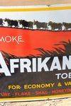 Afrikanda Tobacco Pictorial Enamel Advertising Sign