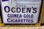 Ogdens Guinea Gold Tobacco Enamel Sign