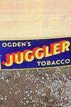 Ogdens Juggler Enamel Sign