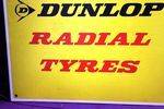 Dunlop Tyres Enamel Advertising  Thermometer