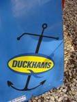 LARGE DUCKHAMS OILS STRIP ENAMEL SIGN   SA152