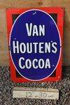 Van Houtens Cocoa Enamel Sign