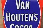 Van Houtens Cocoa Enamel Sign
