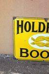 Hold Fast Boots Enamel Advertising Sign