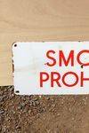 Smoking Prohibited Enamel Sign