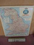 LAMINATED RAC MAP OF ENGLAND---SA101
