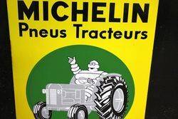 Michelin Tractor Shield Enamel Sign