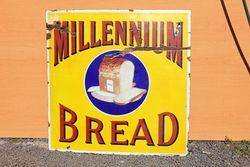 Millennium Bread Pictorial Enamel Sign.#