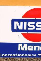 Nissan Enamel Advertising Sign