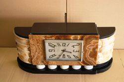 ARRIVING DEC Various Art Deco Marble Clocks