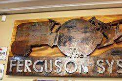 A Rare Ferguson System Metal Sign