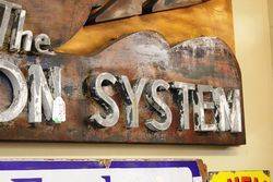 A Rare Ferguson System Metal Sign