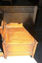 1920and39s Oak Hall Seat Stick Stand
