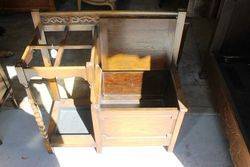 1920and39s Oak Hall Seat Stick Stand