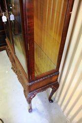 1950s Mahogany 2 Door Display Cabinet