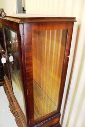 1950s Mahogany 2 Door Display Cabinet