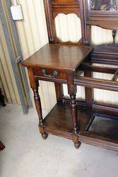Large Late Victorian Oak Hall Stand C1890