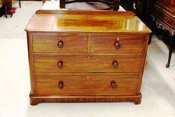 A Quality Victorian Mahogany 4 Drawer Chest.#