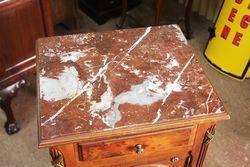 Marble Topped Pot Cupboard