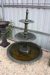 Small 2 Tier Bruton Cast Iron Fountain and Pond.