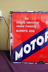 Prices Motorine Enamel Advertising Sign