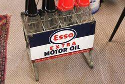 Esso Double Sided 8 Oil Bottle Rack