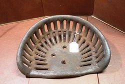 Antique Clean Skin Cast Iron Tractor Seat.#