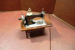 Tin Plate Casige 2042 Table Top Toy Sewing Machine C1952