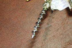 A Rare Silver Mounted Horn Corkscrew By Asprey Chester 1927