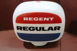 Original Regent Regular Glass Petrol Pump Globe