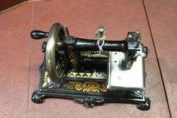 Wonderful Quality Late 19th Century Cast Sewing Machine