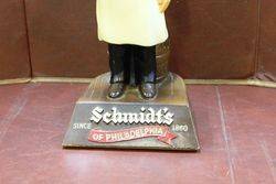 A Wonderful Schmidts Alloy Beer Advertising Figure