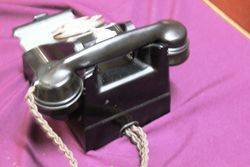 Early Bakelite Telephone