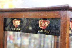 Carrs Chocolate Advertising Display Cabinet