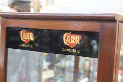 Carrs Chocolate Advertising Display Cabinet