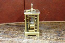 Early 20th Century Brass Carrige Clock