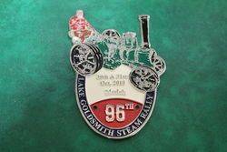 96th Lake Goldsmith Steam Rally Car Badge.