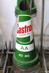 Genuine Castrol Enamel Front 12 Bottle Oil Rack